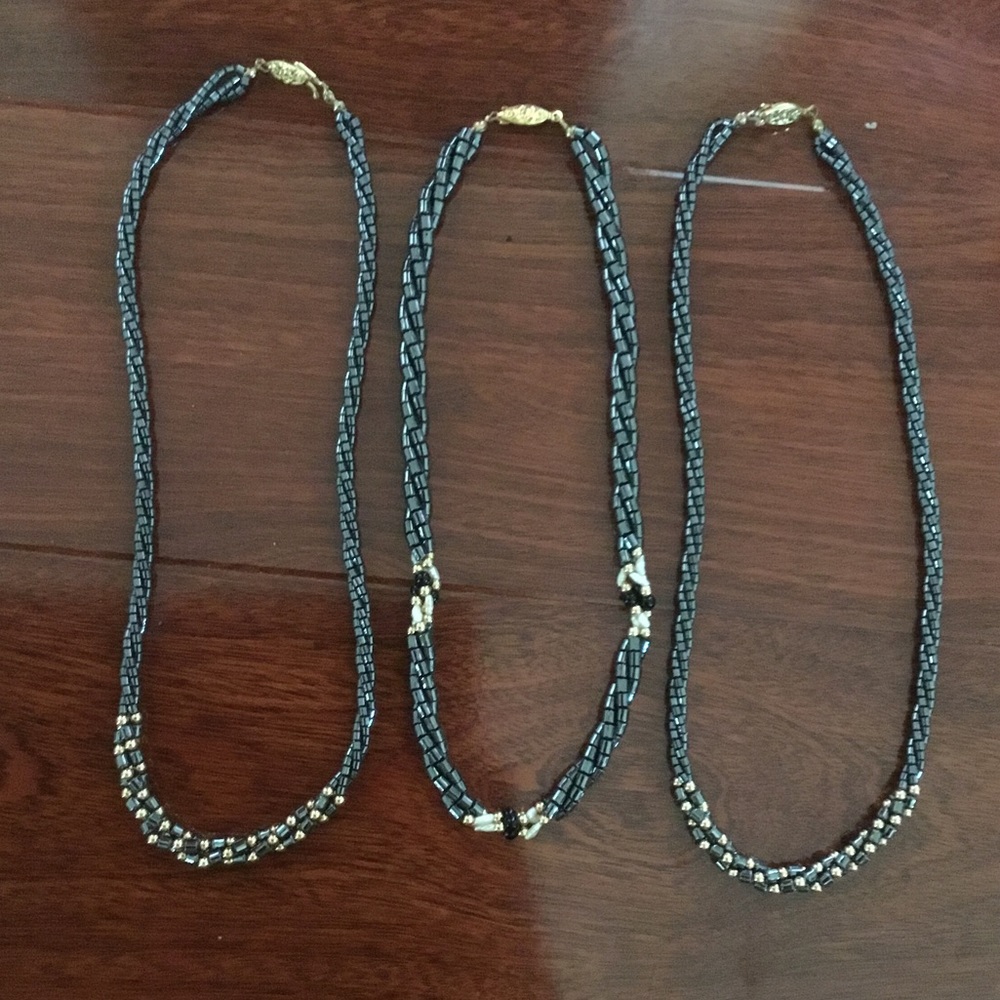 Set of 3 Beaded Necklaces